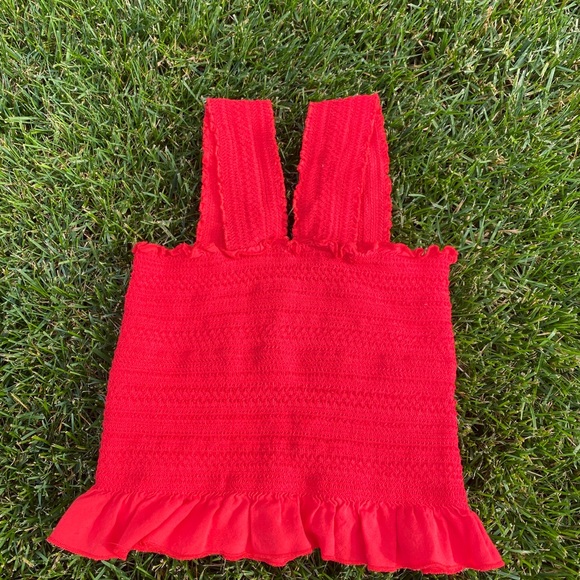 Pacsun L.A. Hearts Red Crop Top M - Picture 2 of 4